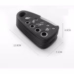 Set 6 in 1 mini ustensile bucatarie Flippy, taietor pizza, cutit, curatator, razatoare, desfacator, presa usturoi, manere din ABS, lame ascutite din otel inoxidabil, 7.1 x 12.9 x 4.8 cm,  negru - imagine 2