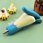 Set Accesorii Decorare Prajituri si Torturi, Flippy, 5 Capete pentru Modele, 21.7x18.8 cm, Ustensila Manuala pentru Ornare, Albastru - imagine 5