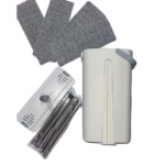 Set de Curatenie, Flippy, Mop si Galeata, Capacitate 5.7 l, 4 Rezerve Microfibra Incluse, Plastic, Utilizare Umeda/Uscata, Stoarcere Fara Maini, Albastru/Alb - imagine 8