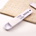 Set doua linguri masurare ajustabile Flippy, material ABS, 16x3.5x1.6 cm, alb - imagine 2