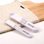 Set doua linguri masurare ajustabile Flippy, material ABS, 16x3.5x1.6 cm, alb - imagine 3