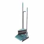 Set matura, faras cu coada si matura silicon, Flippy, Pentru uz casnic, Plastic/Otel, Albastru deschis, 90 x 72 x 100 cm