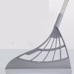 Set matura, faras cu coada si matura silicon, Flippy, Pentru uz casnic, Plastic/Otel, Gri, 90 x 72 x 100 cm - imagine 2