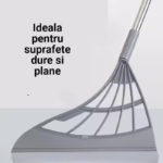Set matura, faras cu coada si matura silicon, Flippy, Pentru uz casnic, Plastic/Otel, Gri, 90 x 72 x 100 cm - imagine 5