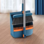 Set Matura si Faras cu Coada Flippy, cu Dinti de Pieptene pentru Curatare Matura, rotativ, pliabil, detasabil, Otel inoxidabil si Polipropilena, albastru - imagine 2