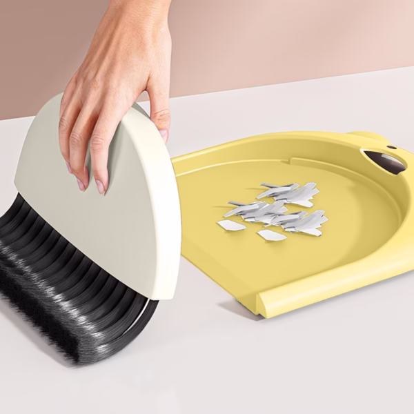 Set Matura si Faras, Flippy, Pentru Birou, din PP, Model Ursulet, 23.5 x 18 cm, Galben - imagine 4