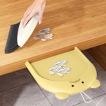 Set Matura si Faras, Flippy, Pentru Birou, din PP, Model Ursulet, 23.5 x 18 cm, Galben - imagine 5