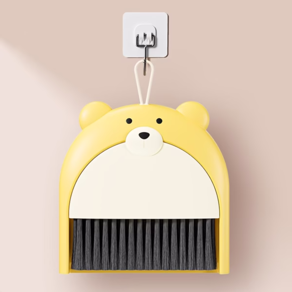 Set Matura si Faras, Flippy, Pentru Birou, din PP, Model Ursulet, 23.5 x 18 cm, Galben - imagine 6