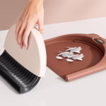 Set Matura si Faras, Flippy, Pentru Birou, din PP, Model Ursulet, 23.5 x 18 cm, Maro - imagine 3