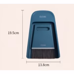 Set Mini Matura si Faras, Flippy, Uz Casnic, Doua Perii, pentru Birou, Bucatarie, Casa, 19.5x13.8x3.6 cm, Albastru - imagine 3