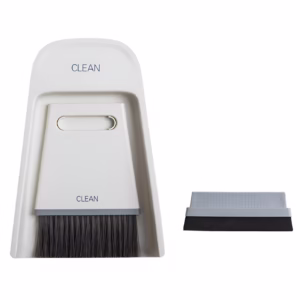 Set Mini Matura si Faras, Flippy, Uz Casnic, Doua Perii, pentru Birou, Bucatarie, Casa, 19.5x13.8x3.6 cm, Gri