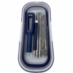 Set Mop Telescopic cu Galeata Pliabila, Flippy, Albastru, 32 cm, Maner Reglabil 140 cm, Sistem de Stoarcere Eficient - imagine 3