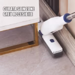Set Mop Telescopic cu Galeata Pliabila, Flippy, Gri, 32 cm, Maner Reglabil 140 cm, Sistem de Stoarcere Usor si Eficient - imagine 7