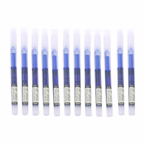 Set Pixuri Profesionale cu Bila, Flippy, pe Baza de Apa Set 12 bucati, Varf Ascutit de 0.5 mm, Pentru Scoala sau Birou, Albastru 