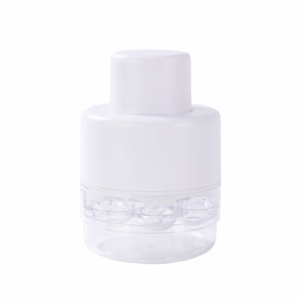Dispozitiv de Scos Samburi, Flippy, Manual, cu 7 Gauri, pentru Cirese, 13 x 9.2 cm, din ABS, Alb - imagine 1