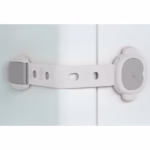 Siguranta pentru Usi Copii, Flippy, Sistem de Blocare Sertare, Dulap, Frigider, Adeziv, cu Sistem de Inchidere Dublu, Model Maimutica, Alb - imagine 2