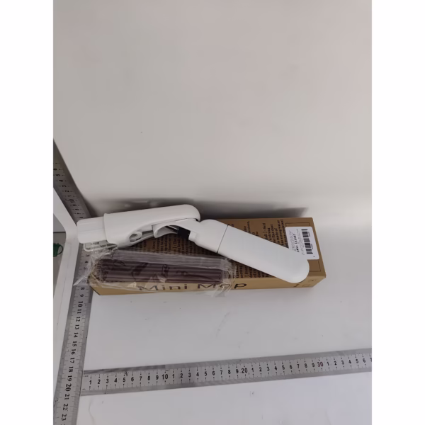 Mop Plat cu Pulverizare, Flippy, Recipient pentru Solutie de Suprafete, Geamuri, Interior Auto, Maner Scurt, Usor de Utilizat, Sistem de Stoarcere, 15.5 x 15.5 x 12.5 cm, Alb - imagine 2