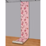 Rola Autoadeziva pentru Perete, Flippy, din Panza, 10 m, Rezistenta la Umezeala, 2.5 mm Grosime, Model Trandafiri, Roz - imagine 5