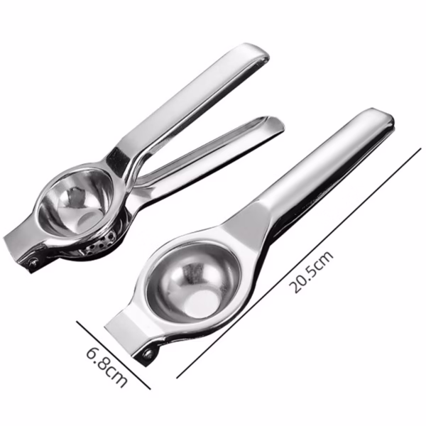 Storcator de Citrice Manual, Flippy, Storcator de Fructe Moi, Rezistent, Usor de Folosit si Depozitat, Durabil, Calitativ, 20.5 x 7cm, Inox, Argintiu - imagine 6