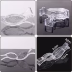 Storcator de Citrice Manual, Flippy, Rezistente, Usor de Folosit si Depozitat, Durabil, Calitativ, 12x5.2 cm, Model Peste, Transparent - imagine 4