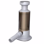 Aparat de Umplut Carnati, Flippy, Manual Rezistent, Usor de Folosit si Depozitat, Durabil, Calitativ, 4 Tuburi/Marimi Incluse, 26.3 x 11 x 11 cm, Transparent Maro