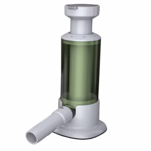 Aparat de Umplut Carnati, Flippy, Manual Rezistent, Usor de Folosit si Depozitat, Durabil, Calitativ, 4 Tuburi/Marimi Incluse, 26.3 x 11 x 11 cm, Transparent Verde
