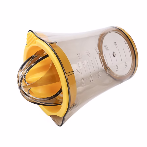 Storcator manual citricie Flippy, cu recipient de 600 ml, 15x8.5x13.5 cm, material ABS, Transparent - imagine 7