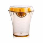 Storcator manual citricie Flippy, cu recipient de 600 ml, 15x8.5x13.5 cm, material ABS, Transparent - imagine 11