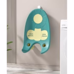Suport de Baie Bebelusi, Flippy, 0-12 luni, Montare pe Chiuveta/Lavoar/Cada, Ventuze Antiderapante cu Intaltime Reglabila, 50 x 24 x 12.5 cm, Verde - imagine 2