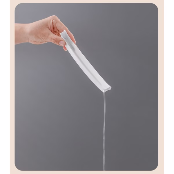 Suport de Bucatarie, Flippy, pentru Capace/Tocatoare, din Plastic, Colectare Apa Scursa, Montare fara Perfoarare, 33.3 x 20.7 x 3.5 cm, Alb - imagine 4
