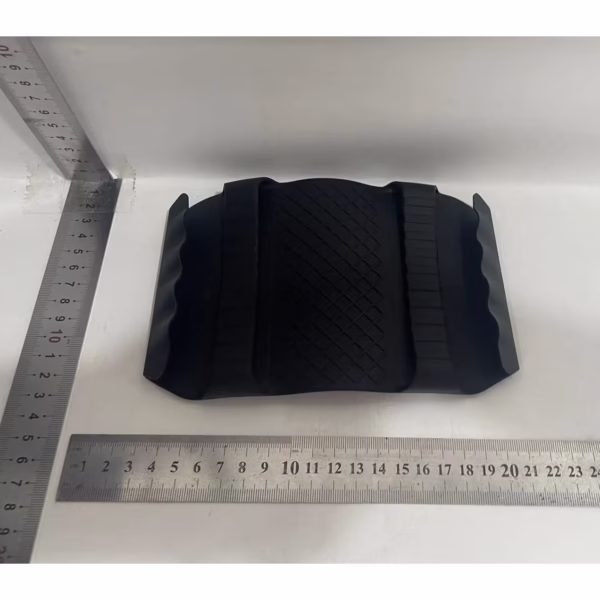 Suport de Silicon Multifunctional de Mana, Flippy, pentru Cuptor, Alimente Fierbinti, Carne, Izolare Termica, Anti-alunecare, 18x12x1.5 cm, Negru - imagine 2