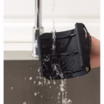 Suport de Silicon Multifunctional de Mana, Flippy, pentru Cuptor, Alimente Fierbinti, Carne, Izolare Termica, Anti-alunecare, 18x12x1.5 cm, Negru - imagine 3