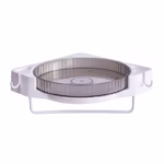 Suport Depozitare, Flippy, din Plastic, Rotativ 360 grade, Montare fara Perforatii, pentru Baie/Bucatarie, Gri - imagine 5
