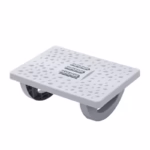 Suport Ergonimic pentru Picioare, Flippy, Plastic, cu Role de Masaj pentru Talpi, pentru Birou, Usor de Transportat, Detasabil, 33.5x24x12 cm, Gri - imagine 12