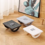 Suport Ergonimic pentru Picioare, Flippy, Plastic, cu Role de Masaj pentru Talpi, pentru Birou, Usor de Transportat, Detasabil, 33.5x24x12 cm, Negru - imagine 11