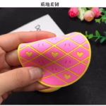 Suport pentru Pahar, Flippy, Model Ananas, din PVC, 12 x 9 cm, Rezistent la Caldura, Roz - imagine 4