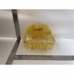 Suport pentru Servetele in Baie, Flippy, Suport pentru Prosoape, din Plastic PP, Montare pe Perete cu Adeziv, Model Ratusca, 13x19x12 cm, Galben - imagine 4