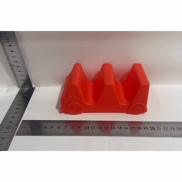Suport pentru Taco, Flippy, Model Autobuz, 14 x 7.5 x 6.5 cm, din PP, Portocaliu - imagine 2