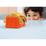 Suport pentru Taco, Flippy, Model Autobuz, 14 x 7.5 x 6.5 cm, din PP, Portocaliu - imagine 6