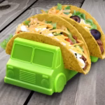 Suport pentru Taco, Flippy, Model Autobuz, 14 x 7.5 x 6.5 cm, din PP, Verde - imagine 3