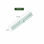 Suport pliabil din silicon pentru vase fierbinti Flippy, portabil, usor de depozitat, rezistent la temperaturi foarte ridicate, 14.5 x 7.5 x 1.6 cm, antialunecare, verde - imagine 2