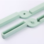 Suport pliabil din silicon pentru vase fierbinti Flippy, portabil, usor de depozitat, rezistent la temperaturi foarte ridicate, 14.5 x 7.5 x 1.6 cm, antialunecare, verde - imagine 7