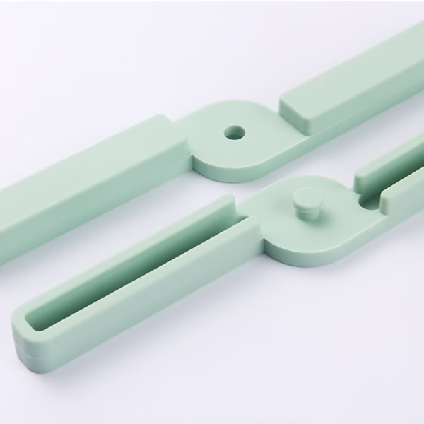 Suport pliabil din silicon pentru vase fierbinti Flippy, portabil, usor de depozitat, rezistent la temperaturi foarte ridicate, 14.5 x 7.5 x 1.6 cm, antialunecare, verde - imagine 7