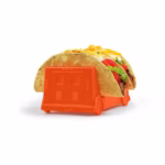Suport pentru Taco, Flippy, Model Autobuz, 14 x 7.5 x 6.5 cm, din PP, Portocaliu - imagine 8
