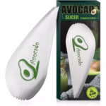 Taietor special pentru avocado Flippy, 3 in 1, forma curbata, zimti pentru apucare si taiere, din otel inoxidabil, 15 x 6 cm, gri - imagine 5