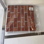 10 x Placi Tapet Autocolant 3D cu Imitatie de Caramida, pentru Perete Bucatarie Sufragerie, Usor de Curatat, Rezistent la Apa, Autoadeziv, 30x30 cm, Rosu - imagine 9