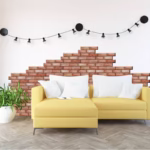 Set 10 x Placi Tapet Autocolant 3D cu Imitatie de Caramida, pentru Perete Bucatarie Sufragerie, Usor de Curatat, Rezistent la Apa, Autoadeziv, 30x30 cm, Maro - imagine 7