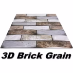 10 x Placi Tapet Autocolant 3D cu Imitatie de Marmura, pentru Perete Bucatarie Sufragerie, Usor de Curatat, Rezistent la Apa, Autoadeziv, 30x30 cm, Gri Maro Bej - imagine 7