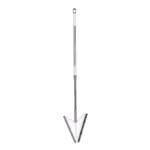 Matura Telescopica, Flippy, cu Doua Capete - Perie/Racleta 23 cm, Lungime 110 cm, din Plastic/Otel/Silicon, Gri - imagine 4