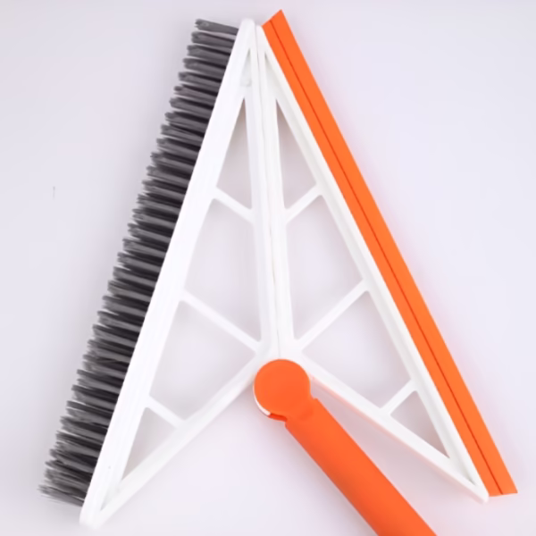 Mop Multifunctional, Flippy, Portocaliu, cu Racleta din Silicon, Maner Telescopic, Curatarea Eficienta a Tuturor Suprafetelor - imagine 6